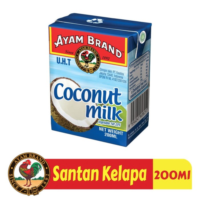 

Paket Santan Kelapa Ayam Brand 24 pcs 200 ml