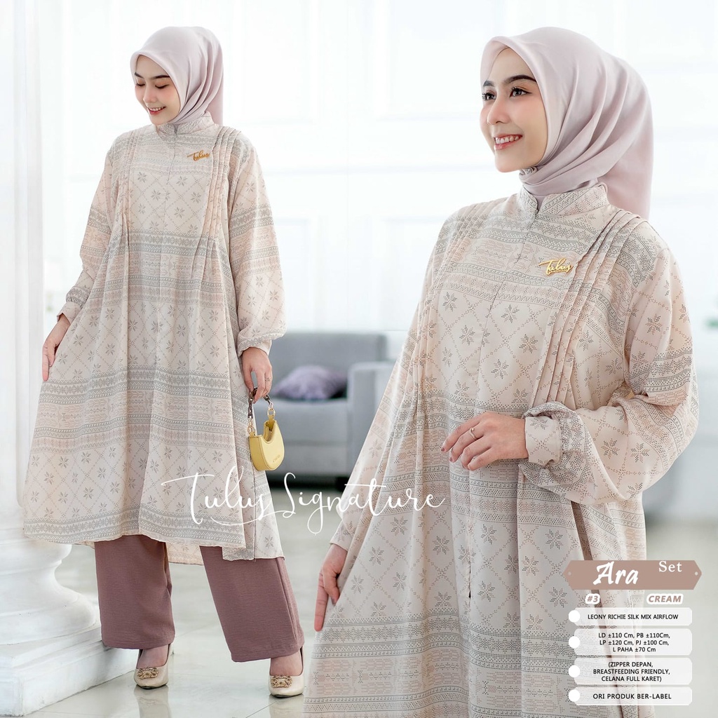 Setelan wanita jumbo Ara/ setelan wanita jumbo/ setelan wanita casual/ busana muslim wanita/baju ker