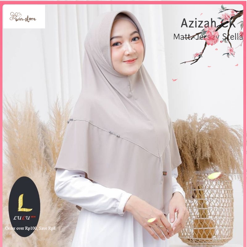 Hijab Terbaru / LULU - Hijab Instan AZIZAH CK - Jersey Premium