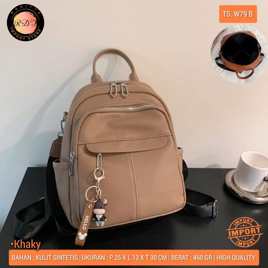 TAS RANSEL WANITA W79 B IMPORT BY ORI RDT cantik
