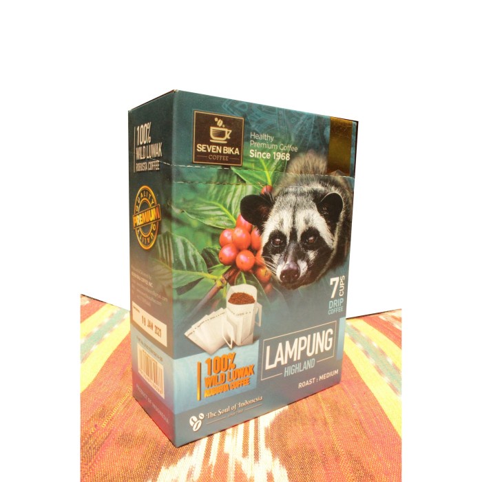 

Drip Coffee Luwak Robusta Lampung Highland 7 Cups
