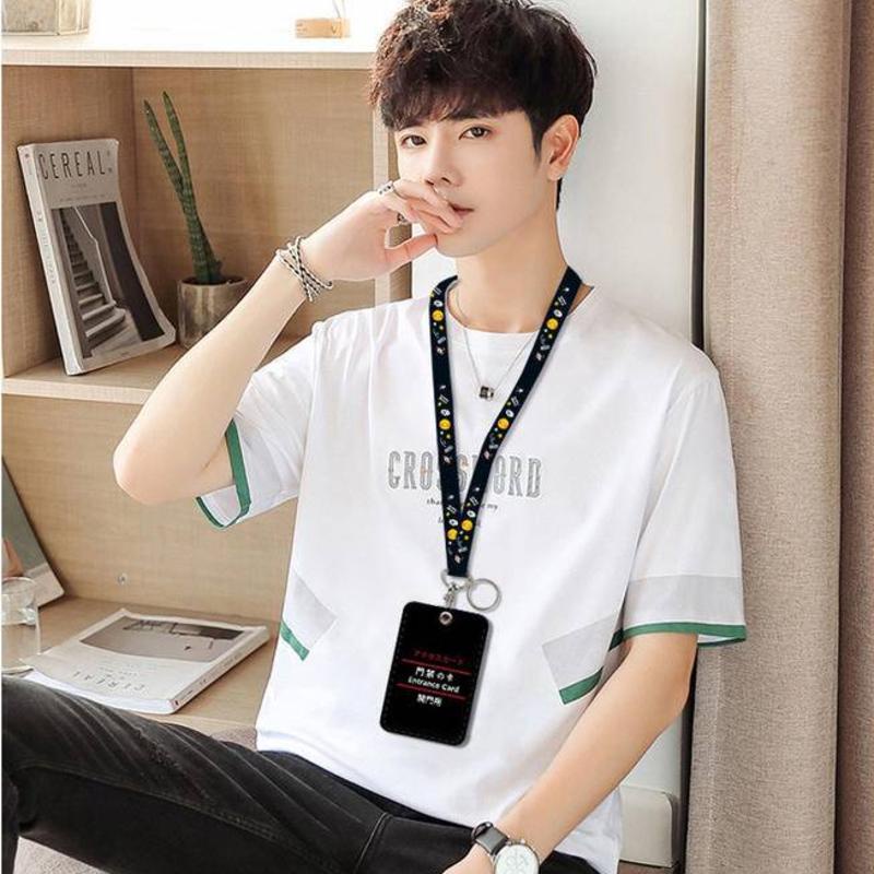 

✨ KLKL ✨ Cute Card Set ID Set Bus Subway Meal Card Student Campus Access Protection Set Neck Hanging Line Transfer Card