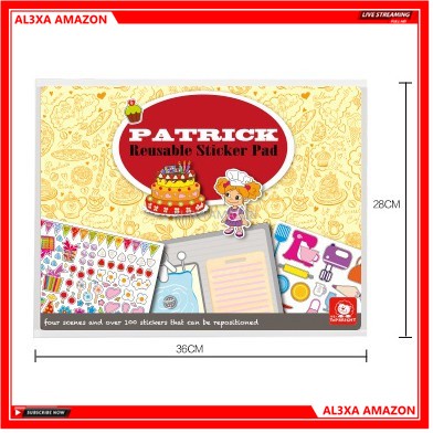 

Mainan Anak Mainan Reusable Sticker Pad 130637 Belofty Toys