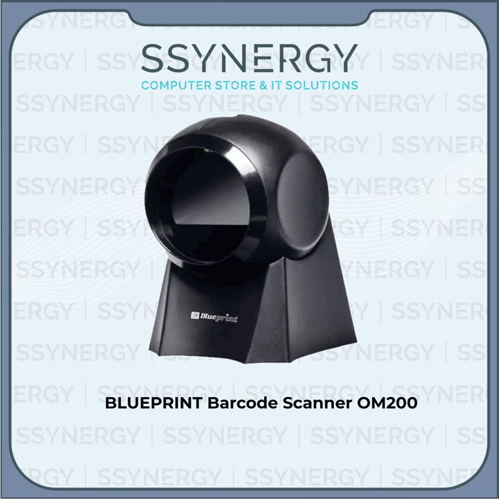 Omni Barcode Scanner OM200  BLUEPRINT  Auto Scan, QR code & Barcode