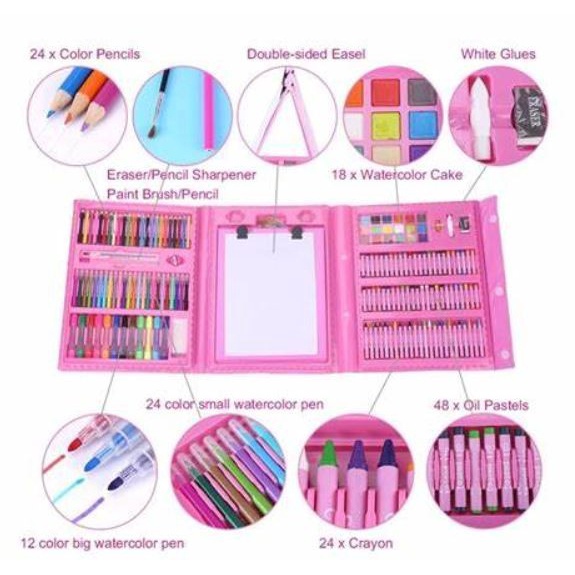 

Crayon Krayon Magic Art Set 150 208 PCS Alat Menggambar Mewarnai Anak