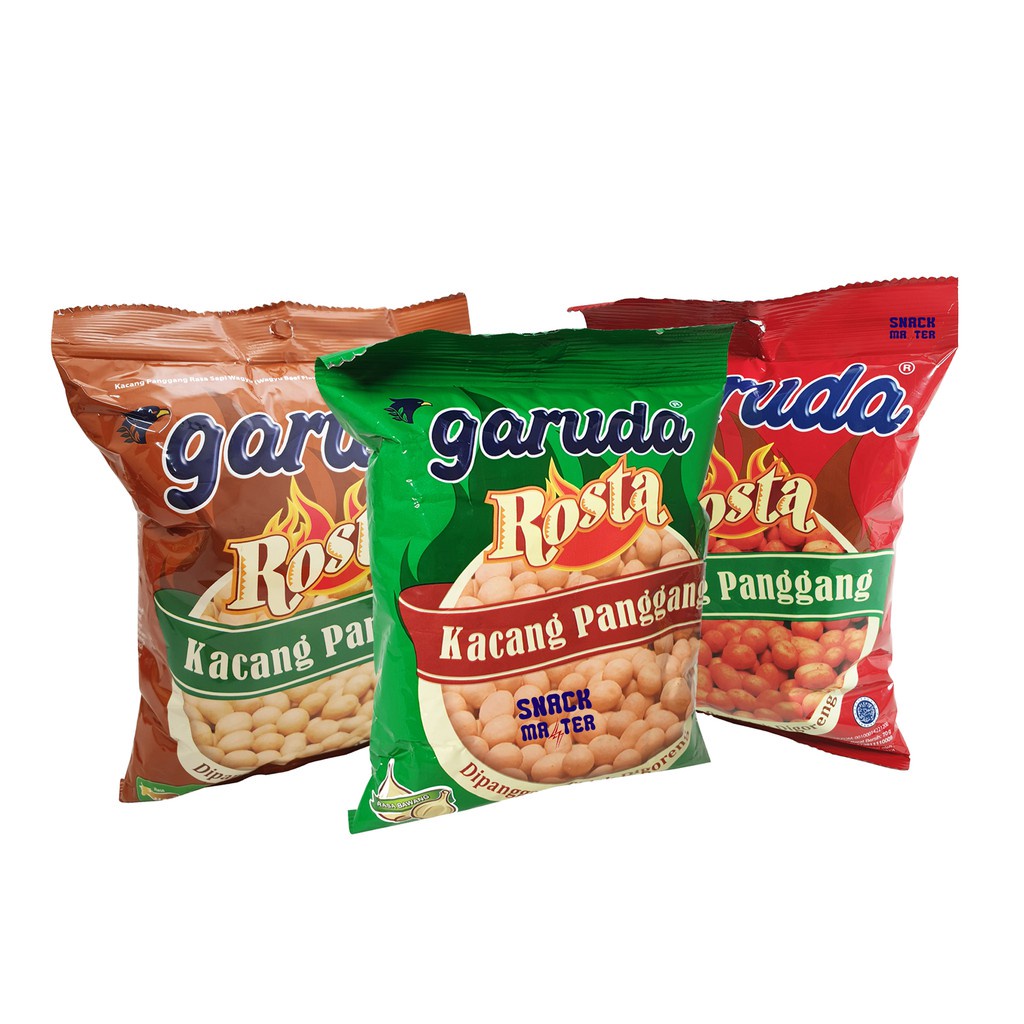 

Kacang Garuda Rosta Renceng - Netto 10 bks x 12 gr.