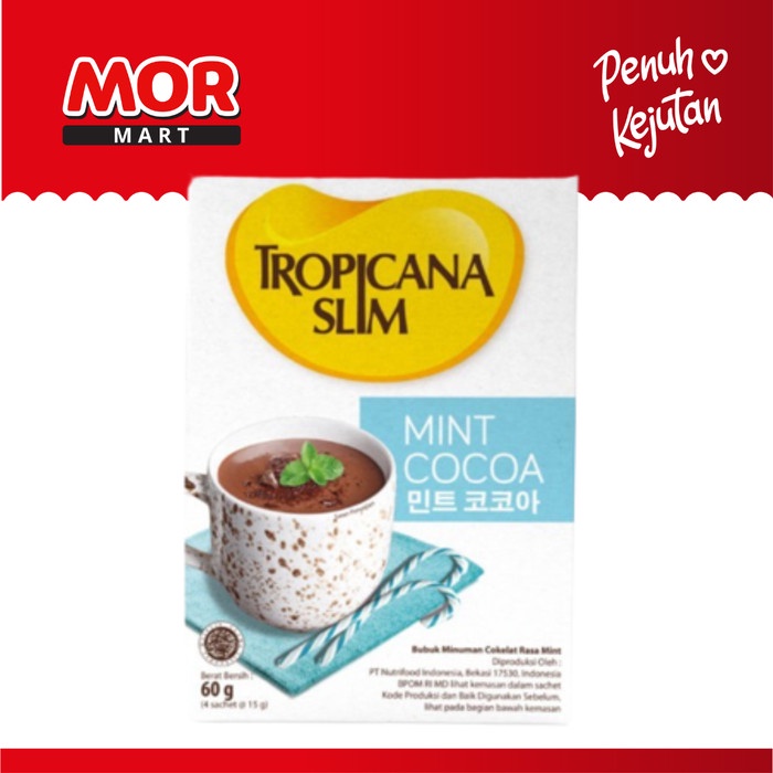 

TROPICANA SLIM Mint Cocoa Minuman Cokelat 4x15gr