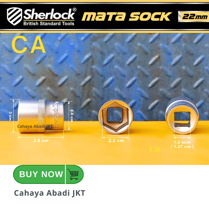 KUNCI SOK SHOCK 22MM SHERLOCK