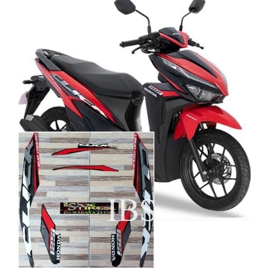 STRIPING HONDA VARIO CLICK 125 HITAM 2021 STANDAR