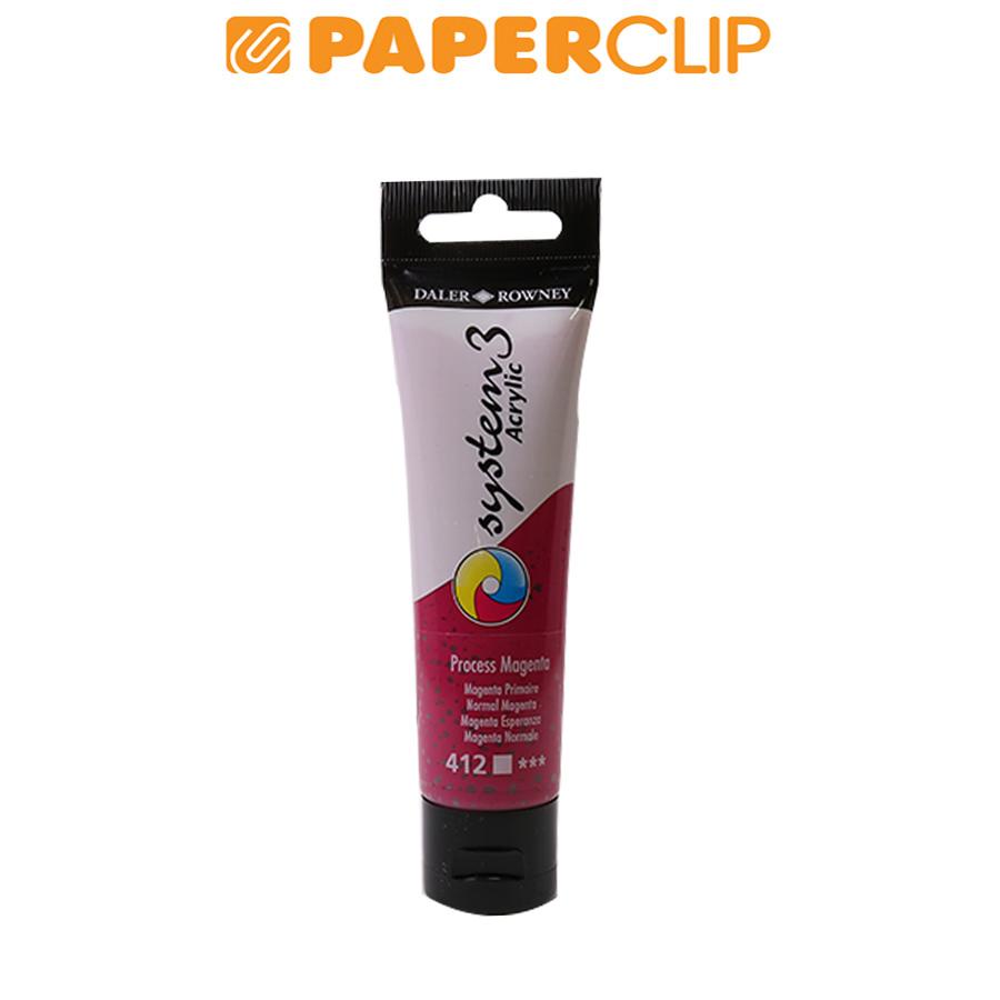 

ACRYLIC COLOR DALER ROWNEY SYSTEM3 59ML 129059412 PROCESS MAGENTA