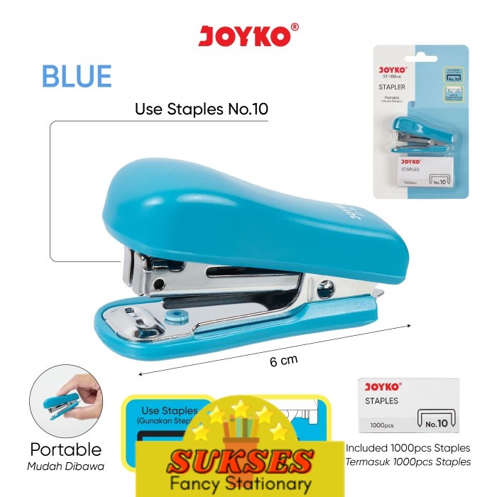 

Stapler dan Staples Isi Jepretan Joyko ST-18 1 Set ( Stepler + Isi )