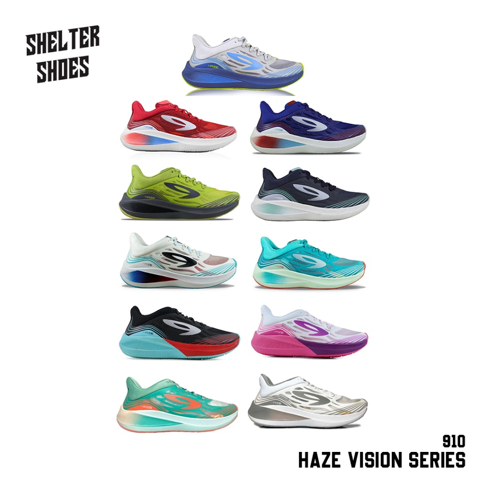PROMO SPECIAL 11.11 BIGSALE SEPATU RUNNING NINETEN 910 HAZE VISION 1.0 HAZE 1.5 AURORUN HAZE INFIKNI