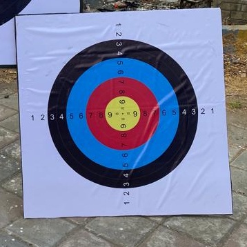 BANTALAN TARGET PANAHAN SASARAN TARGET PANAHAN PROMO FACE TARGET EVA SPON 40 X 40 X 5 CM RDY