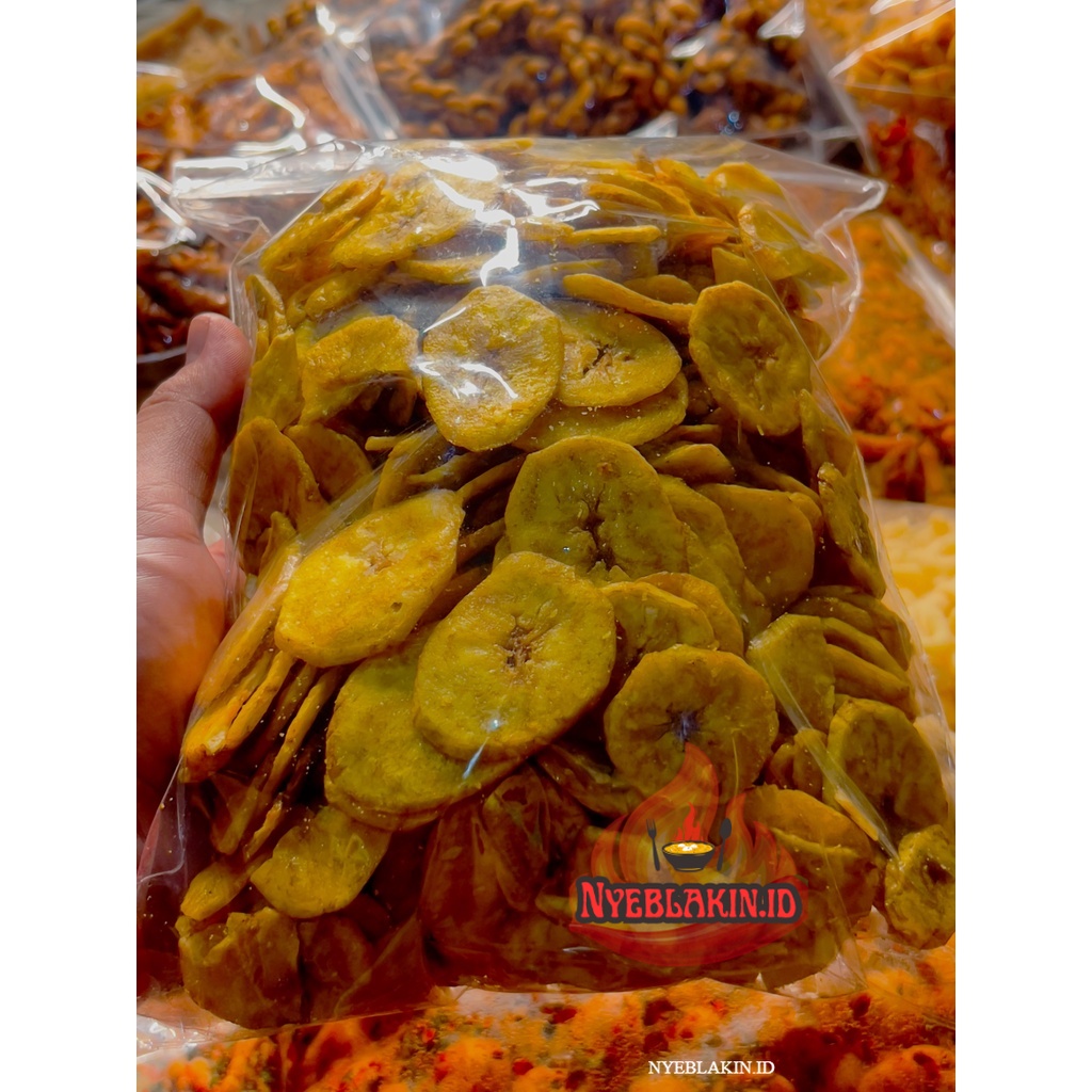 

kripik pisang manis premium 250 gr _ _NYEBLAKIN.ID