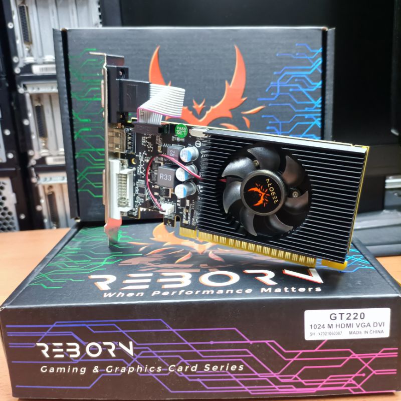 VGA GEFORCE PCI XPRESS GT220 1GB 128BIT SISTEM