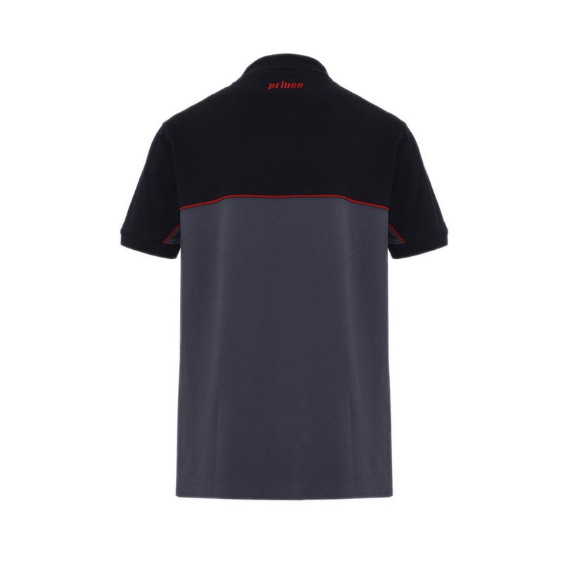 Prince Aiden Mens Polo Tee - Grey