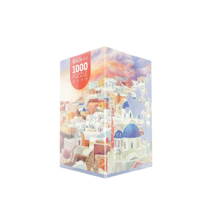 KKV - Rolife Mainan Anak Jigsaw Puzzle 2D 1000 Pcs DIY Aegean Islands
