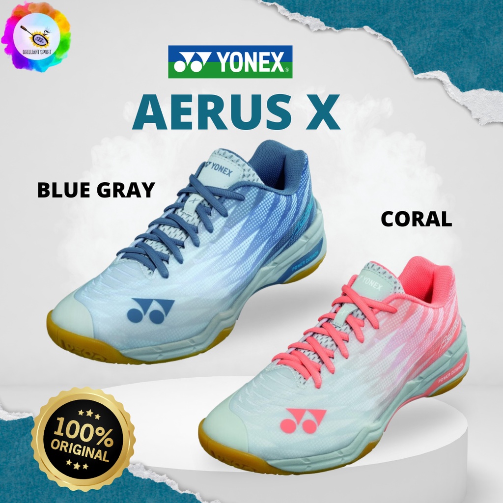SEPATU BADMINTON YONEX POWER CUSHION AERUS X AERUS X2 SHBAX2EX ORIGINAL 