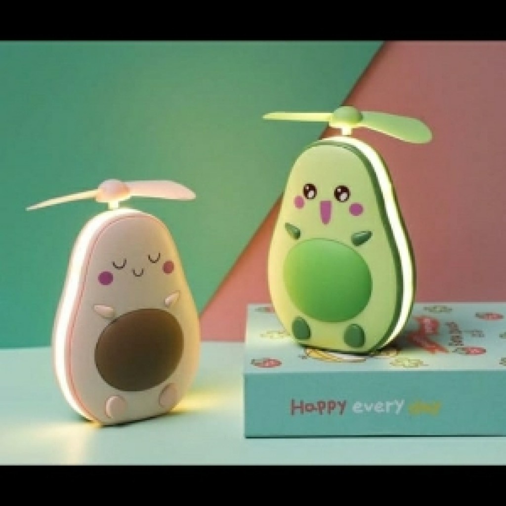 Cermin led avocado lucu