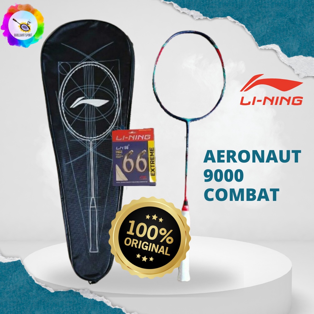 RAKET BADMINTON LINING AERONAUT 9000 C 9000C COMBAT ORIGINAL