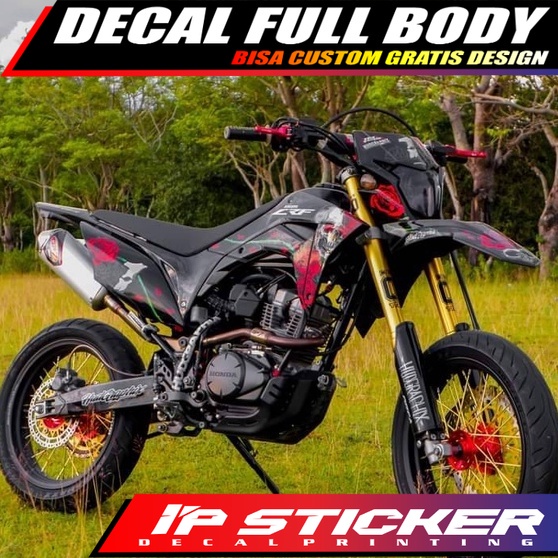 Decal - Stiker CRF 150 - Free Custom Full Body - Design Terbaru 2021