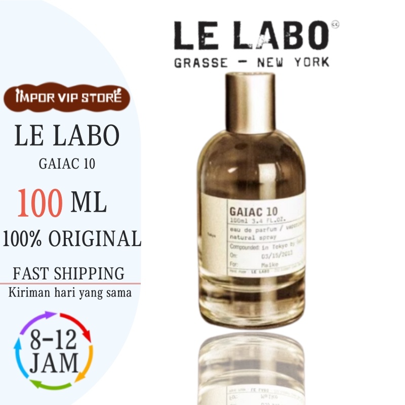 Le Labo Parfum edp, Gaiac 10 Tokyo, Men, Women , Extrait de Parfum, Parfum Wanita, Pria, Tahan Lama,