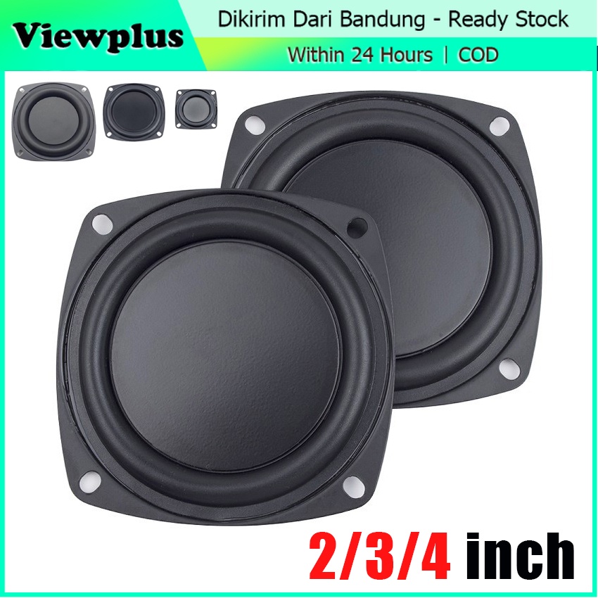 Passive Radiator DIY 4 inch/3 inch/2 inch Speaker Pasif Rakitan Subwoofer Sub Woofer Low Bass BOOM B