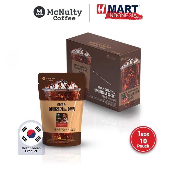 

McNulty Coffee Ice Americano Black 190ml x 10 Pouch