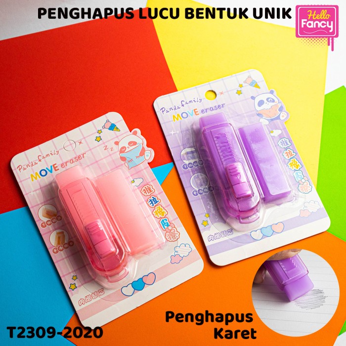 

Penghapus Pensil MEKANIK SLIDE WARNA / Hapusan Warna Lucu MQ-6900