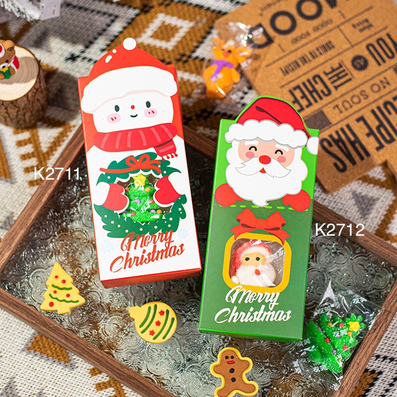 

(5pcs) Kotak Natal K2711 K2712 Cookies Nastar dus Christmas Box | K27