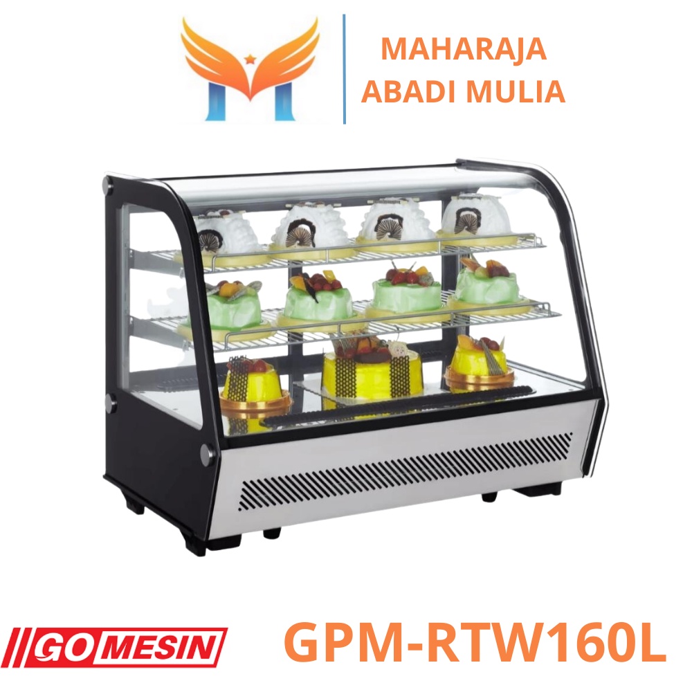 Etalase Pendingin Kue Pastry Gomesin Gpm-Rtw160l Showcase Cold Display