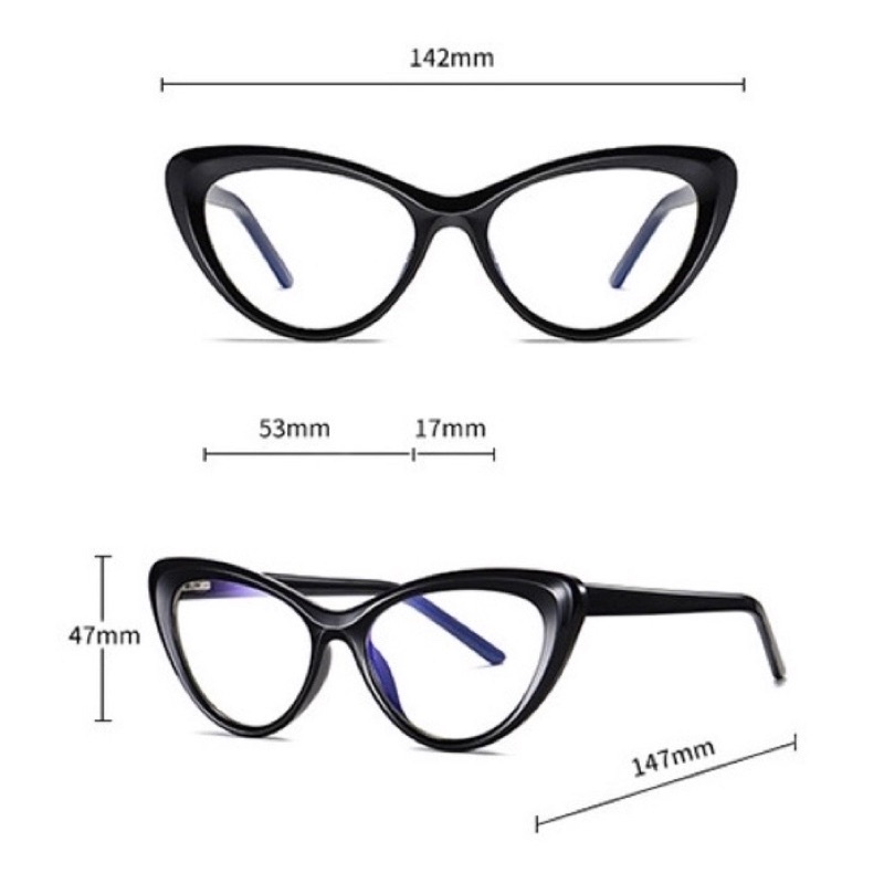 RB Labela - Frame Kacamata Minus Eye Cat 1002 Lensa Photocromic Kacamata Cat Eye Wanita Kacamata