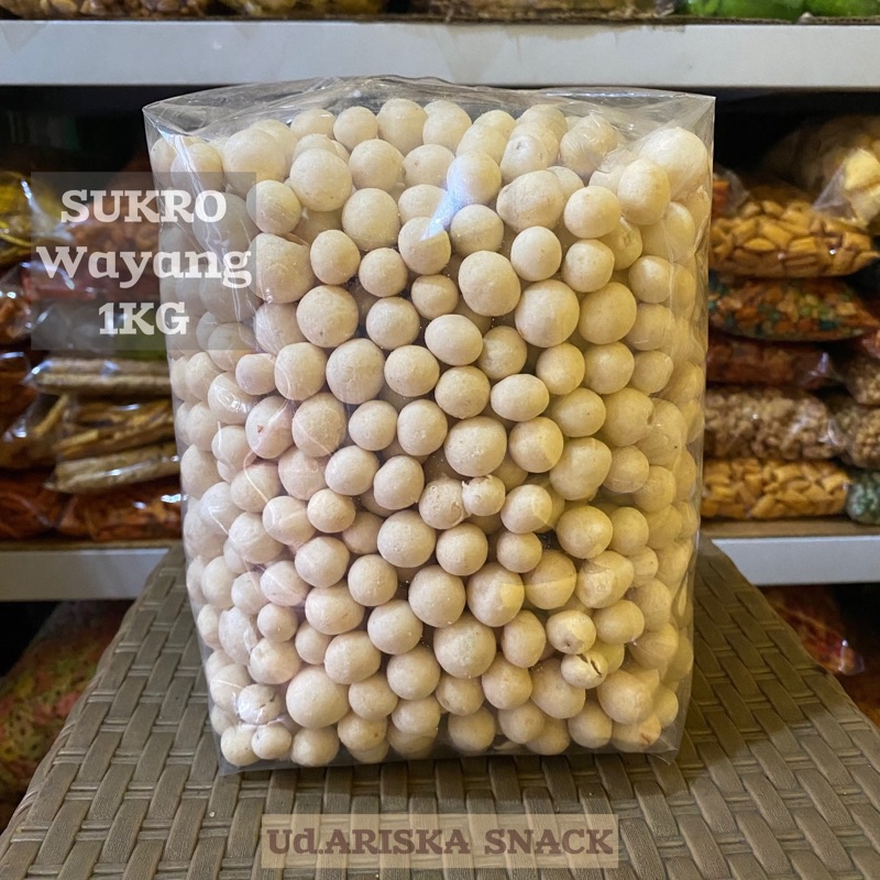 

1 KG Kacang Sukro Wayang Gurih Renyah ASG