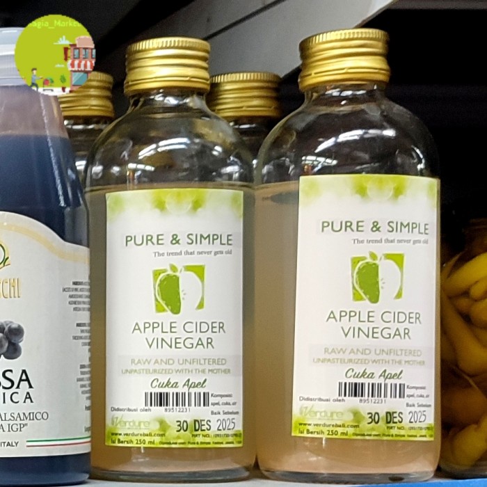 

Verdure Pure Simple Apple Cider Vinegar 250 Ml