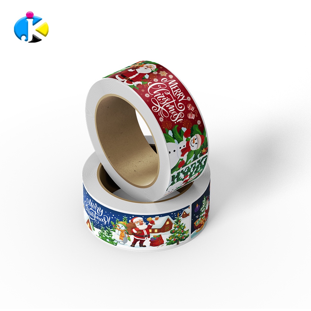 

STIKER ROLL NATAL LABEL STICKER LABEL PANJANG MOTIF MERRY CHRISTMAS NATAL SANTACLAUS