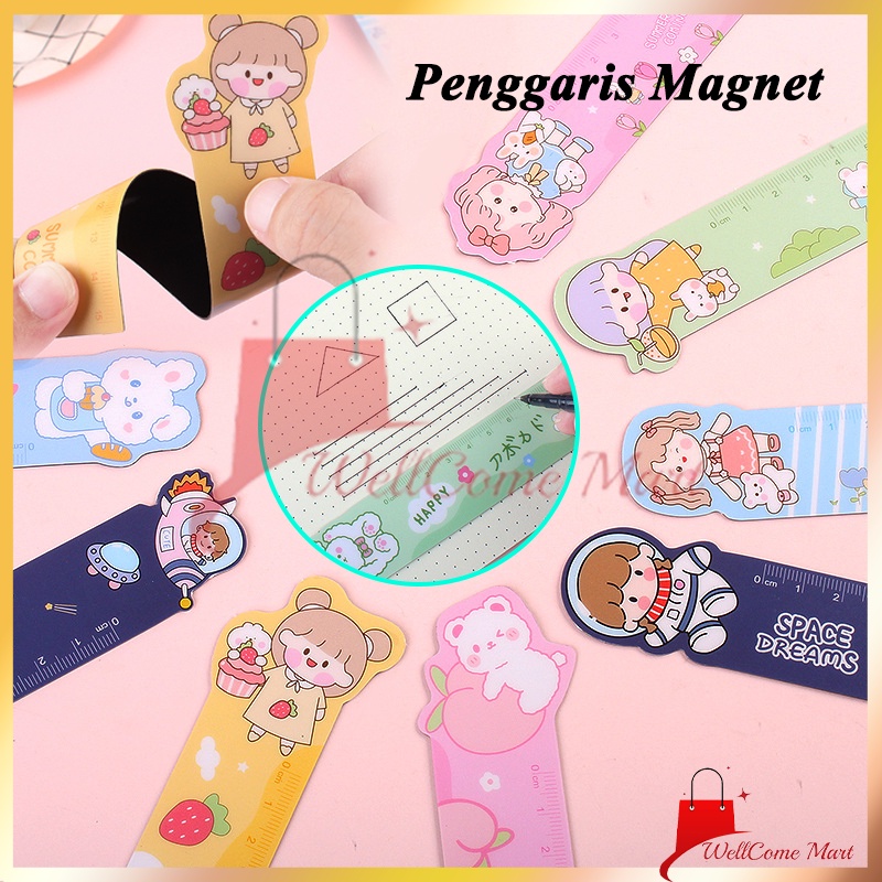 

Motif Lucu Pengaris Anak Sekolah / Penggaris Magnet Animal Lucu / Pengaris Sekolah Kantor Motif Lucu
