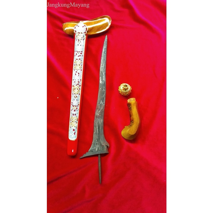 

Keris jangkung pamor wos wuntah warangka gayaman jogja fn1930 antik