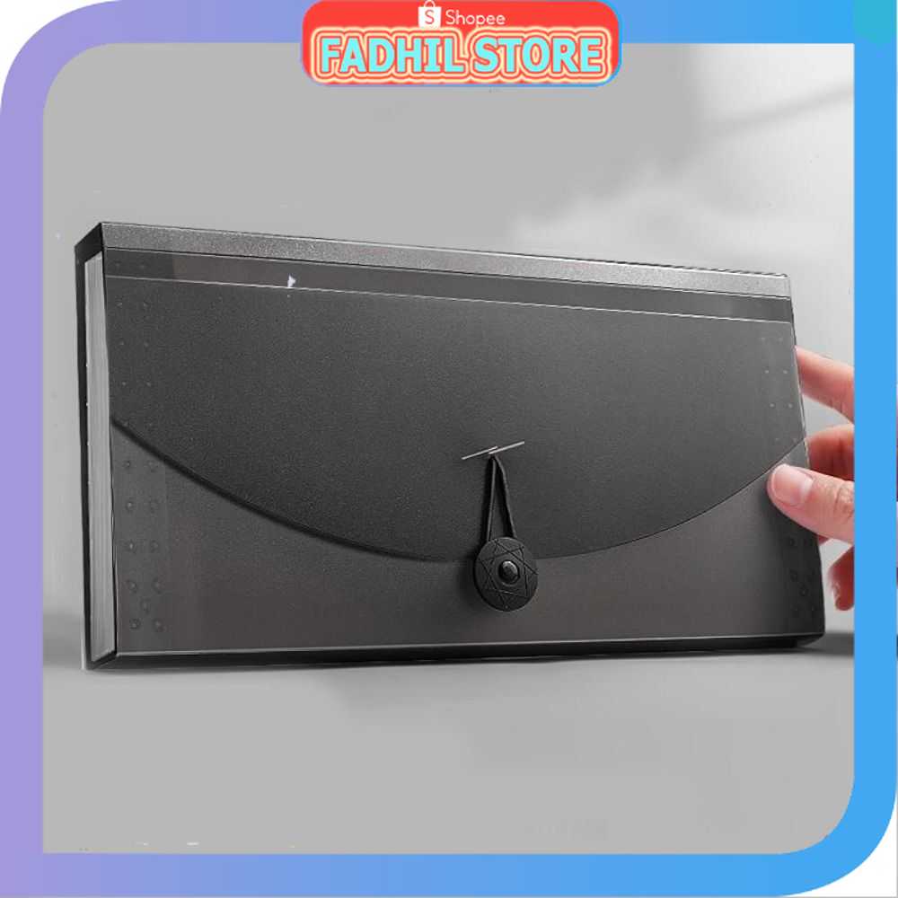 

FS - CLOXKS Map Dokumen Plastik Folder Organizer 13 Slots Size B6 - QM-SN00602