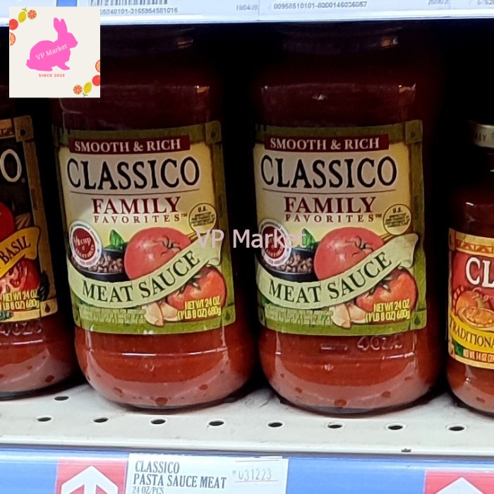 

Classico Pasta Meat Sauce 24 OZ 680gr Impor