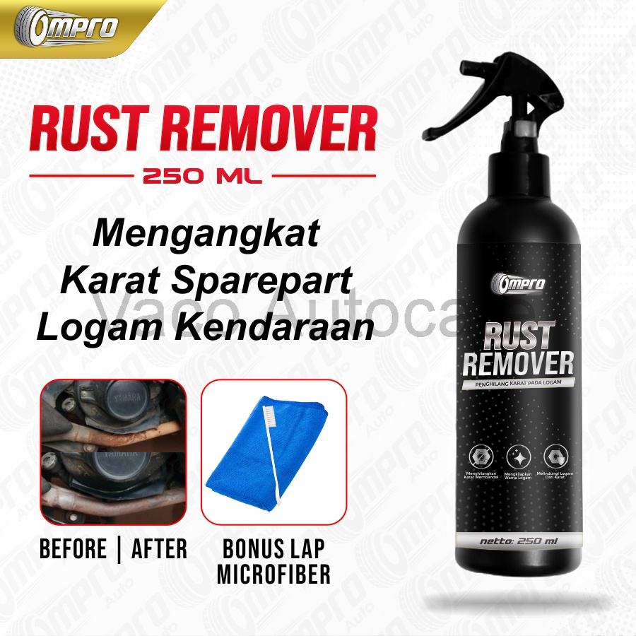 Pembersih Penghilang Karat Motor Ompro Rust Remover 250Ml Pembersih Karat Mesin Motor Penghilang Kar