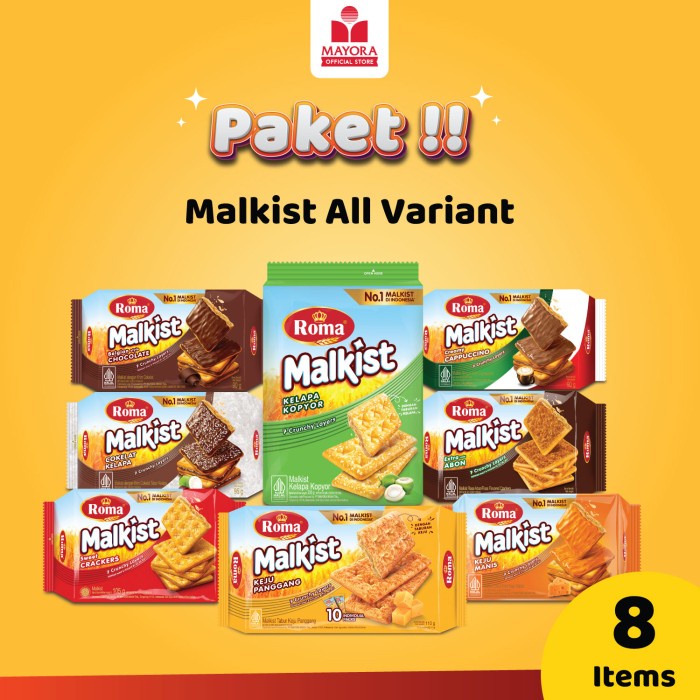 

[KUALITAS TERBAIK] Biskuit Roma Malkist All Variant