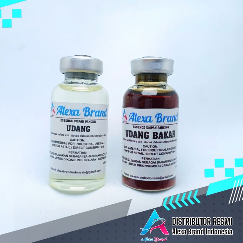 Essen Udang biang murni 100% - esen udang bening- Alexa Brand udang - umpan pancing