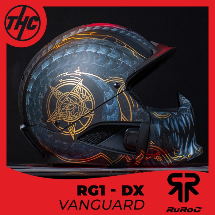 HELM- HELM RUROC RG1 DX VANGUARD BICYCLE HELMET HELM SEPEDA