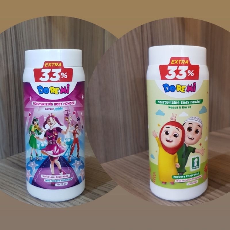 TERLARIS - DOREMI MOISTURIZING BODY POWDER - BEDAK BABY