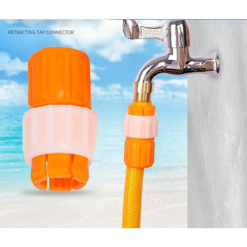 Konektor KRAN Selang Air Sambungan Selang Keran Air Klem Kepala Selang