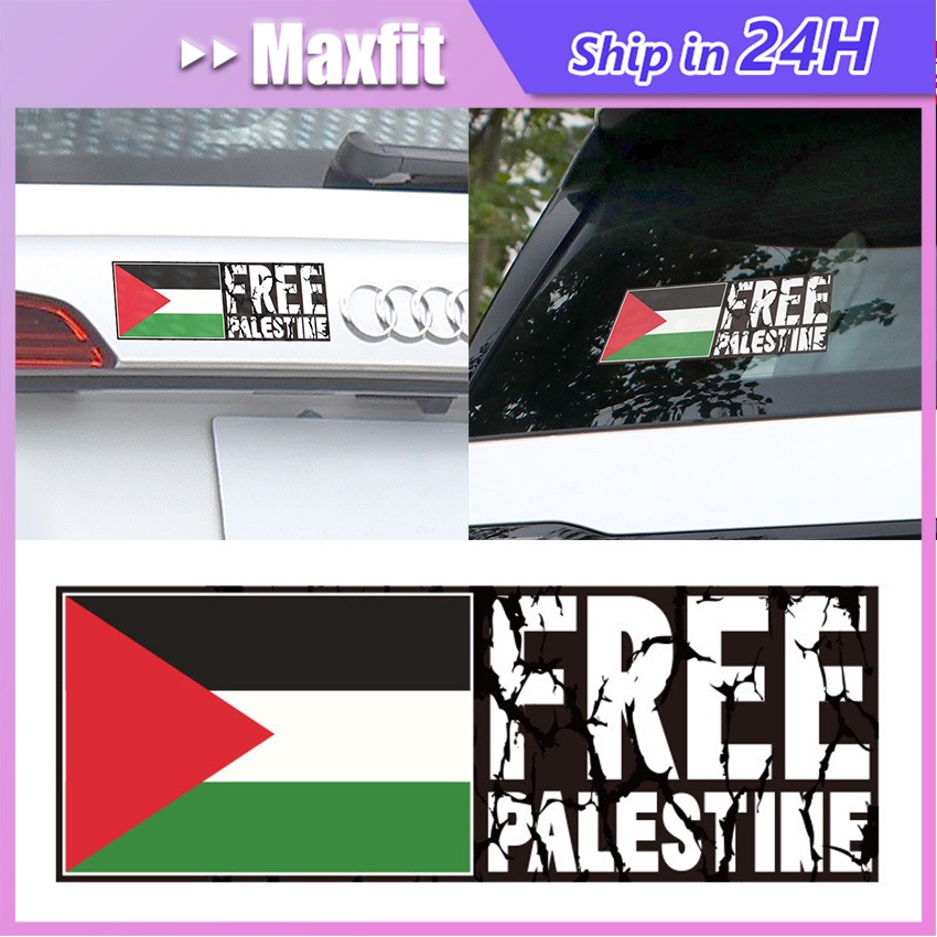 Free Palestine Sticker Stiker Body Mobil Stand With Palestina Sticker Save Palestine Untuk Motor / M