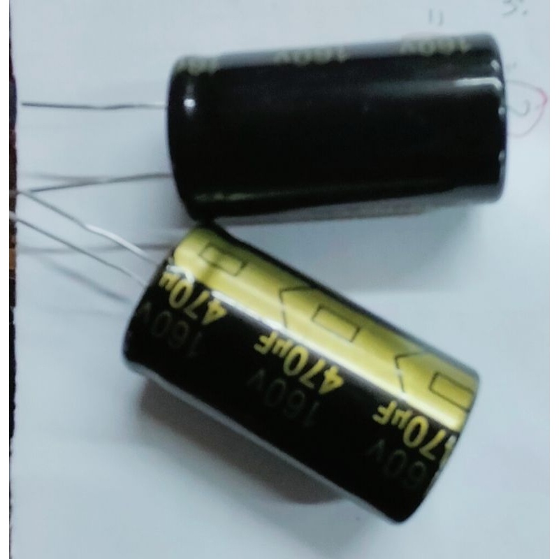 KAPASITOR ELCO ELKO 470UF 160V 470 UF 160 VOLT