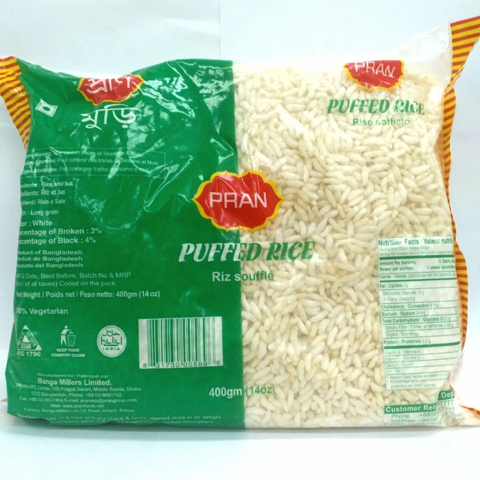 

✨PROMO✨ -PRAN PRUFFED RICE 400 GM