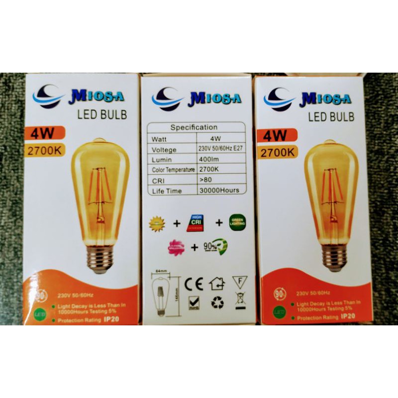 LED filamen ST64 miosa