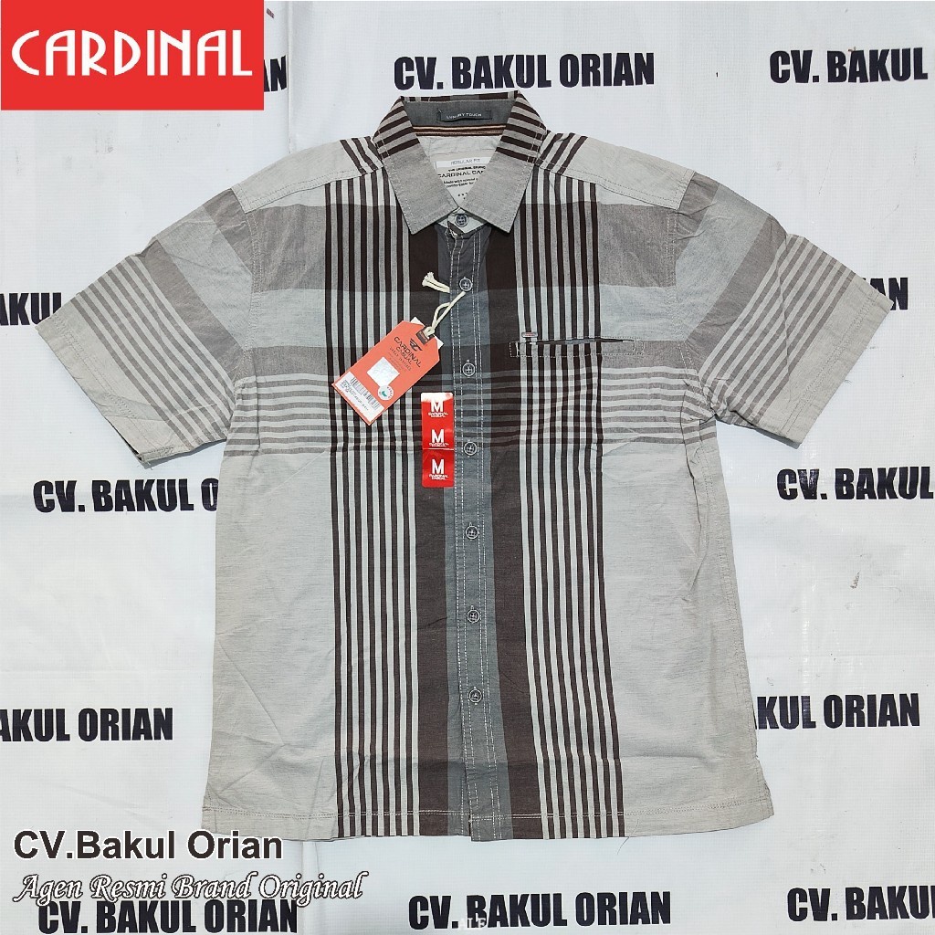 Kemeja Pria Baju Cowok Cardinal Original - EAKAR01460P ALF